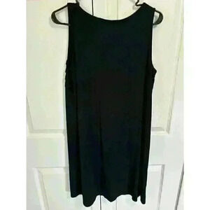 J Jill Wearever Collections Womens Knit Sleeveless Maxi Dress Sz S Petite Black